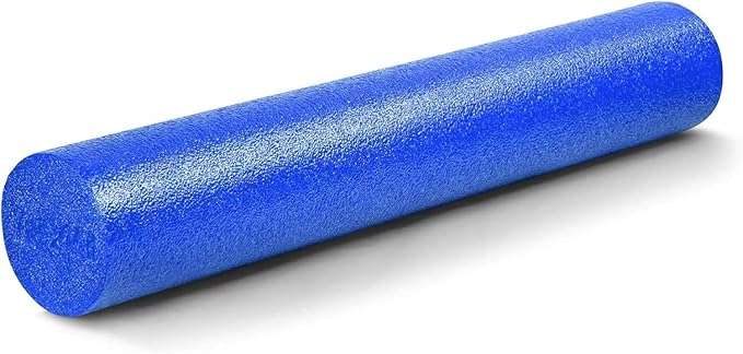 Yes4All Medium Firm Round PE Foam Roller for Pilates, Yoga, Stretching, Balance & Core Exercises - 4 Sizes 12/18/24/36-inch - Bloomnest