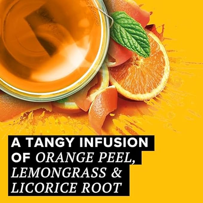 TAZO Wild Sweet Orange Tea Bags, Unsweetened Herbal Tea, Caffeine Free, 20 Total Bags - Bloomnest