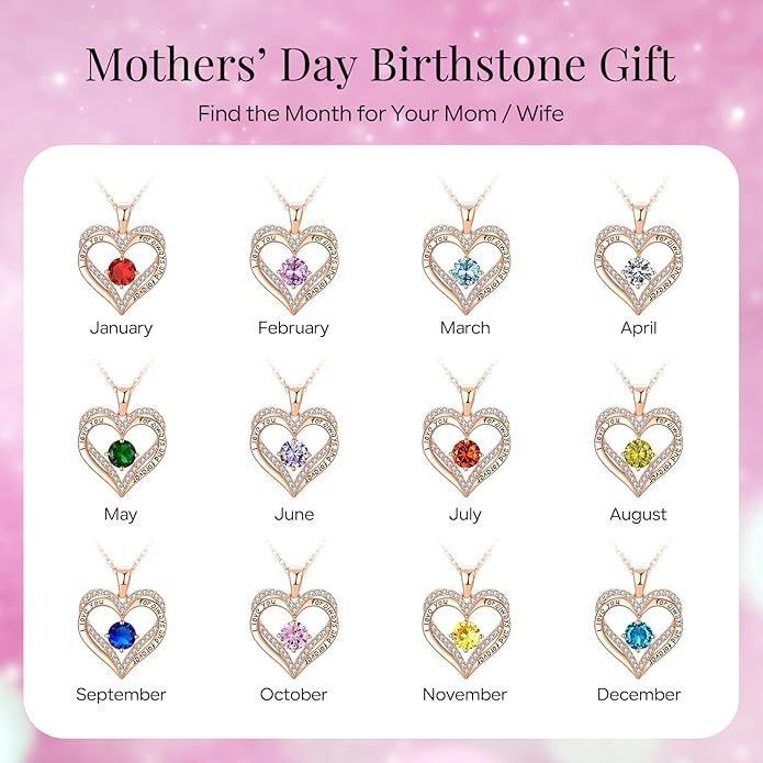18K Rose Gold Necklaces for Women Birthday Gifts for Women Jewelry for Women Birthday Gifts for Wife Girlfriend Daughter Wife Birthday Gifts for Anniversary Mothers Day Christmas Valentines Gifts - Bloomnest