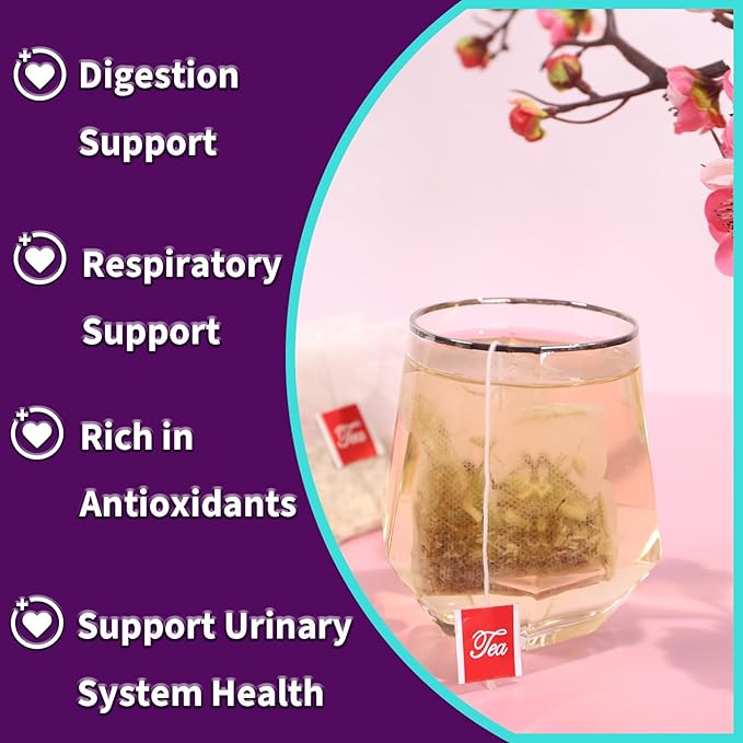 TEARELAE - Marshmallow Root Tea Bags - 2g x 40 Count - Premium Natural Cut & Sifted Althaea Officinalis - Non-GMO - Caffeine-free - Support Digestion & Respiratory - Bloomnest