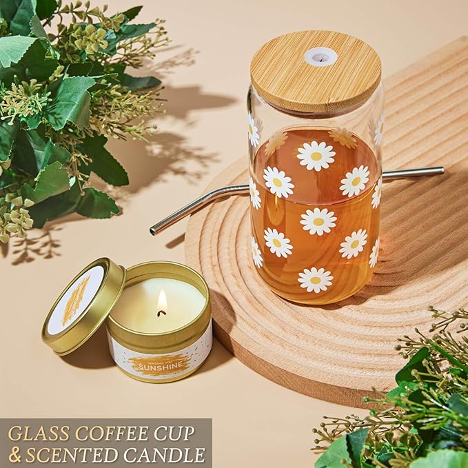 Birthday Gifts for Women, Christmas Self Care Get Well Gifts Baskets for Women, Sending Sunshine Sunflower Care Package, Thinking of You Thank You Inspirational Gift for Friend, Mom, Sister, Wife - Bloomnest