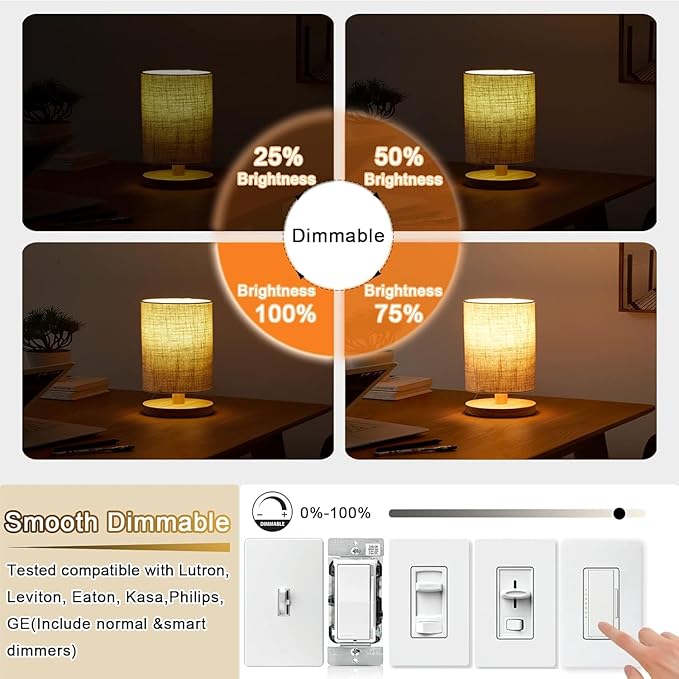 5 Inch Edison Bulb, 2700K Soft White E26 Led Bulb 6W Dimmable, 800LM T10/T9 Clear Glass Tubular Light Bulbs, AC 120V Equal 80 Watt Bulbs for Chandelier Pendant Wall Light - 4Pack - Bloomnest
