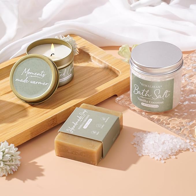 Valentines Day Gifts for Her Women Girlfriend Wife, Sending Sunshine Birthday Gifts for Women Mom Daughter Self Care Gift Basket, Get Well Soon Relaxing Spa Gift Set Care Package Sympathy Gift Baskets - Bloomnest
