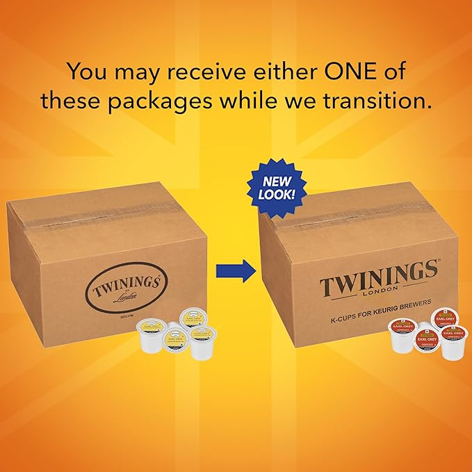 Twinings Earl Grey Black Tea K-Cup Pods for Keurig, 56 Count (Pack of 1), Flavoured with Citrus & Bergamot, Caffeinated, Enjoy Hot or Iced - Bloomnest