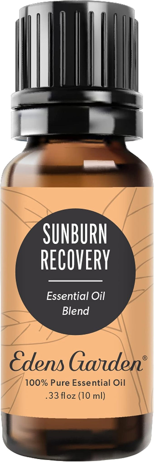 Edens Garden Sunburn Recovery Essential Oil Blend- 100% Pure Premium Grade, Undiluted, Natural, Therapeutic, Aromatherapy, The Best for Diffusing, Skin, Face, Hair 10 ml (.33 fl oz) - Bloomnest