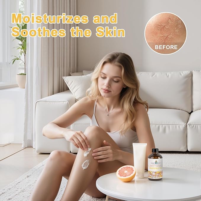 EVOKE OCCU 100% Pure Grapefruit Essential Oil for Diffuser, Aromatherapy, Skin - 4 Fl Oz - Bloomnest
