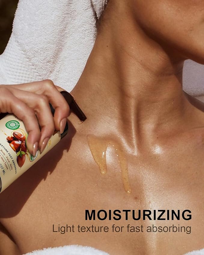 USDA Organic Jojoba Oil Cold Pressed 8 fl oz, 100% Pure & Natural Unrefined Jojoba Oil for Face Hair & Skin Massage, Hexane Free, Deeply Moisturizing Body Carrier oils Multi-Purpose Serum - Bloomnest