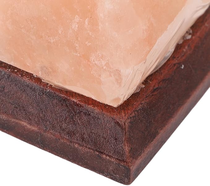 Himalayan Salt Lamp Rock Salt Lamp USB RGB 7 Colors Changing Hand Carved Pyramid Saltstone with Wood Base for Home Decoration Gift - Bloomnest