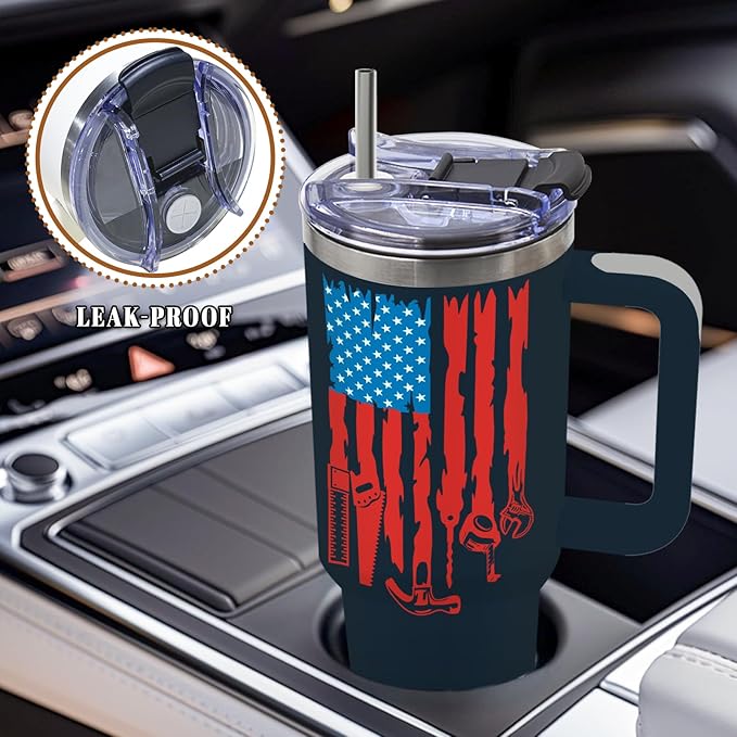 DUUV Mechanic Tumbler 40 Oz for Christmas Thanksgiving, Curious Enough To Take It Apart Mechanic Gifts for Men Dad Husband Engineers Repairman Electrician DIY Tinkerer Car Enthusiasts, 1PC - Bloomnest