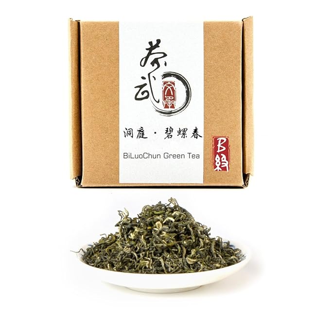 ChaWuWarmSun-[B] BiLuoChun Green Tea,3.5oz(100g),Loose Leaf Tea,DongTing Mountain,Chinese Famous Green Tea - Bloomnest