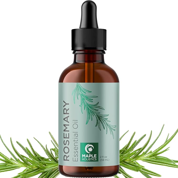 Pure Rosemary Oil for Hair Care - Volumizing Aromatherapy Rosemary Essential Oil for Diffuser Plus Hair Skin and Nail Care - Nourishing Oil for Enhanced Shine and Dry Scalp Care (2oz) - Bloomnest