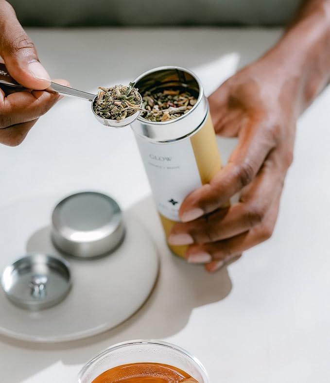 Art of Tea | Glow 2oz (Echinacea, Peppermint, Licorice, and Ginger Tea) | Wellness Loose Leaf Artisan Herbal Teas - Bloomnest