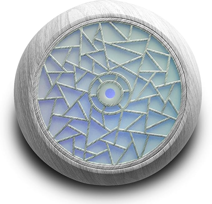 550ml Large Capacity Essential Oil Diffuser 6 Essentil Oil Set Aromatherapy Ultrasonic Air Humidifier with Timer and 7 Color LED Night Light Remote Control Waterless Auto-Off White Wood Grain - Bloomnest