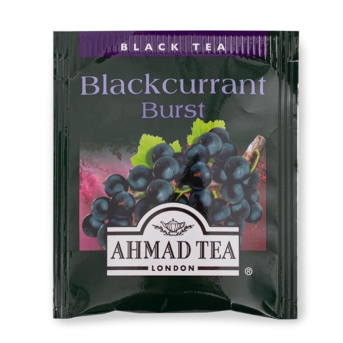 Ahmad Tea Blackcurrant Burst, 20 Count (Pack of 6) - Bloomnest