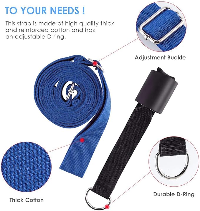 Leg Stretcher, Door Flexibility & Stretching Leg Strap - Great for Ballet Cheer Dance Gymnastics or Any Sport Leg Stretcher Door Flexibility Trainer Premium Stretching Equipment - Bloomnest