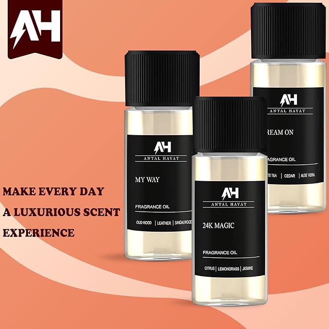 My Way Diffuser Oil 20ml - Antal Hayat Diffuser Oil - Home Luxury Scents - Lemon, Comforting Sandalwood, Warm Cedarwood & Pretty Iris - Aromatherapy Inspired by The One Hotel Miami Beach - Bloomnest