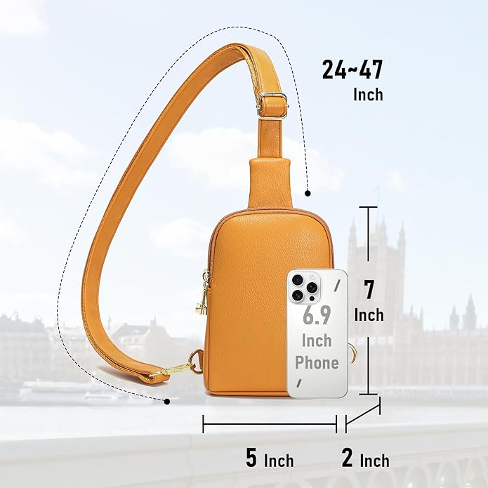 INICAT Small Sling Bag for Women Everyday & Travel Crossbody Bags Lightweight Cross Body Purses Vegan Leather - Bloomnest