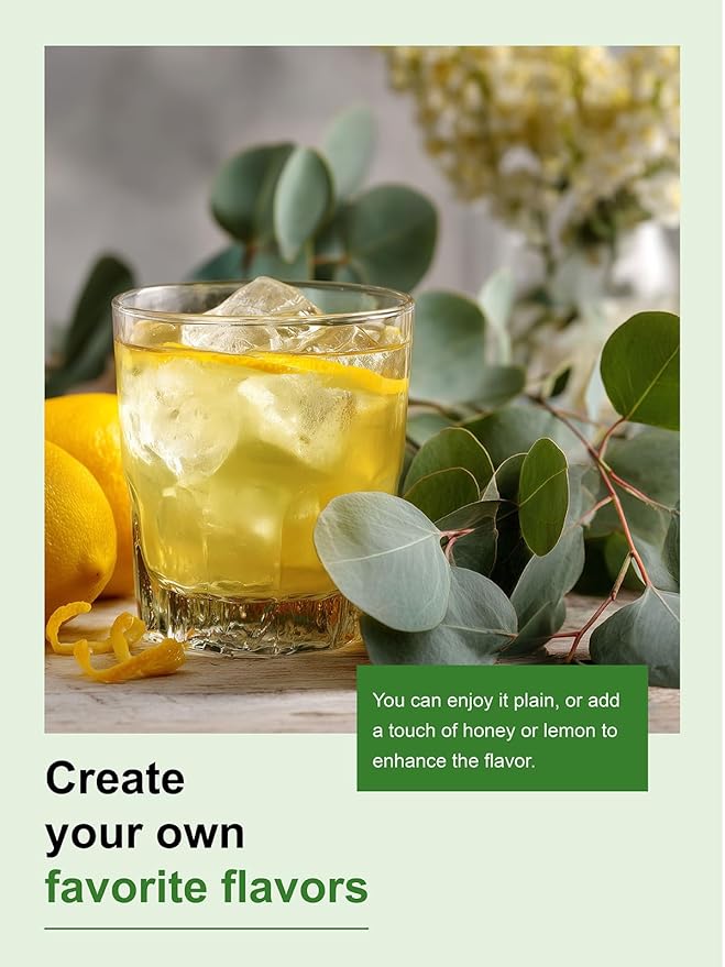TeeLux Eucalyptus Tea Bags, Premium Dried Eucalyptus Leaves Tea, Refreshing & Smooth Flavor, Caffeine Free, 100 Count - Bloomnest