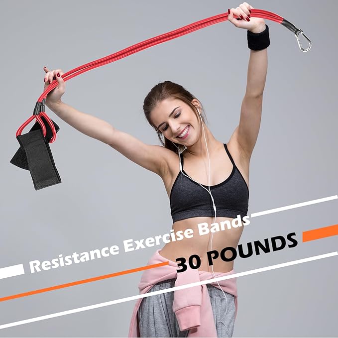 Zomiboo Baseball Bands Sports Resistance Exercise Bands Arm Strength Training Softball Baseball Pitching Training Workout Equipment for Youth Adult - Bloomnest