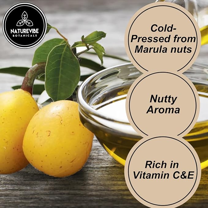 Naturevibe Botanicals Marula Oil 32 Ounces | 100% Pure and Natural | Great for Skin Care and Hair Care - Bloomnest