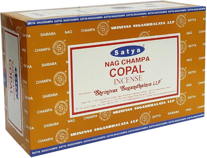 Copal Incense Sticks and Incense Stick Holder Bundle Insence Insense Satya - Bloomnest