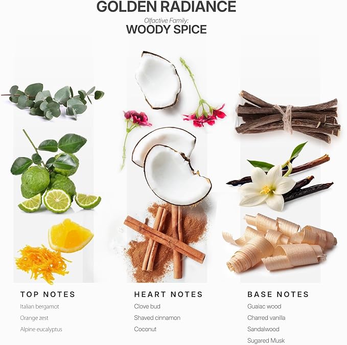 AromaPlan Hotel Scents Golden Radiance 5 Fl Oz (148ml), Home Luxury Aroma & Hotel Fragrance Diffuser Oil- Hotel Diffuser Oil for Aromatherapy- USA Made, Bigger Bottle, Bolder Aroma & Longer Lasting - Bloomnest