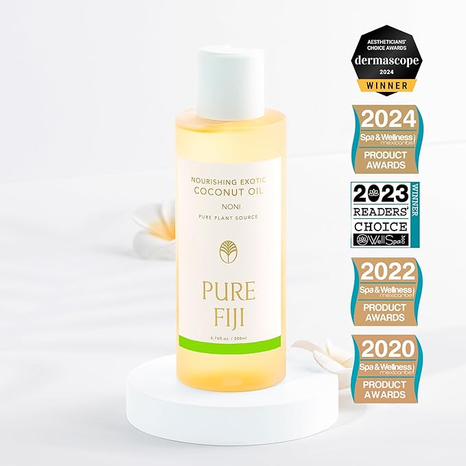PURE FIJI Nourishing Exotic Coconut Body Oil, Noni (7.7 fl oz/230ml) - Bloomnest