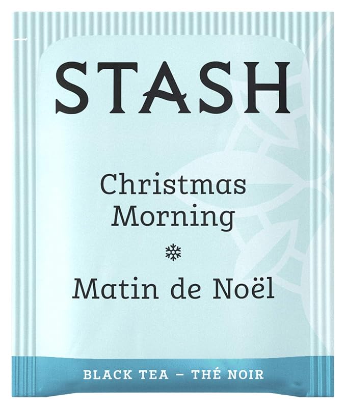 Stash Christmas Morning Black Tea, Non-GMO, 18 Tea Bags (Pack of 6) - Bloomnest
