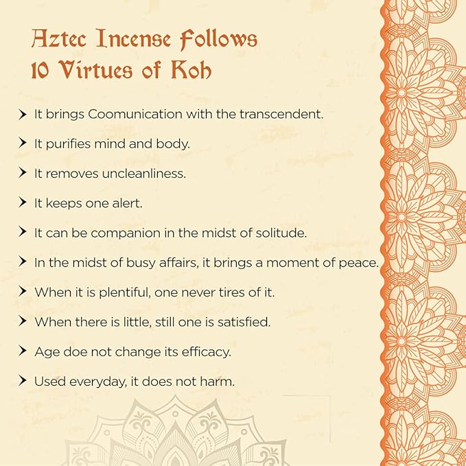 Soul Sticks Aztec | 6pc Hand Rolled Artisan Sticks for Space Clearing and Removing Negative Energy Non-Toxic Hand Crafted Plant Based Incense (Palo Santo)