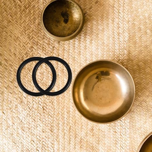10Pcs Rubber Rings for Singing Bowl Sound Bowl Gasket Cushion Pad 2.95 Inch Durable Epdm O-Ring for Meditation Instruments - Bloomnest