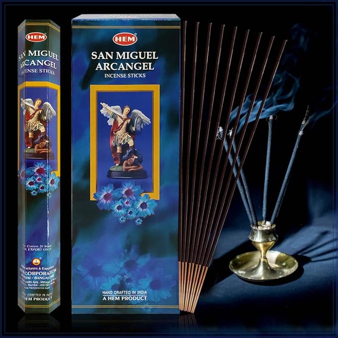 San Miguel Incense Sticks and Incense Stick Holder Bundle Insence Insense Hem Incense Sticks TRUMIRI