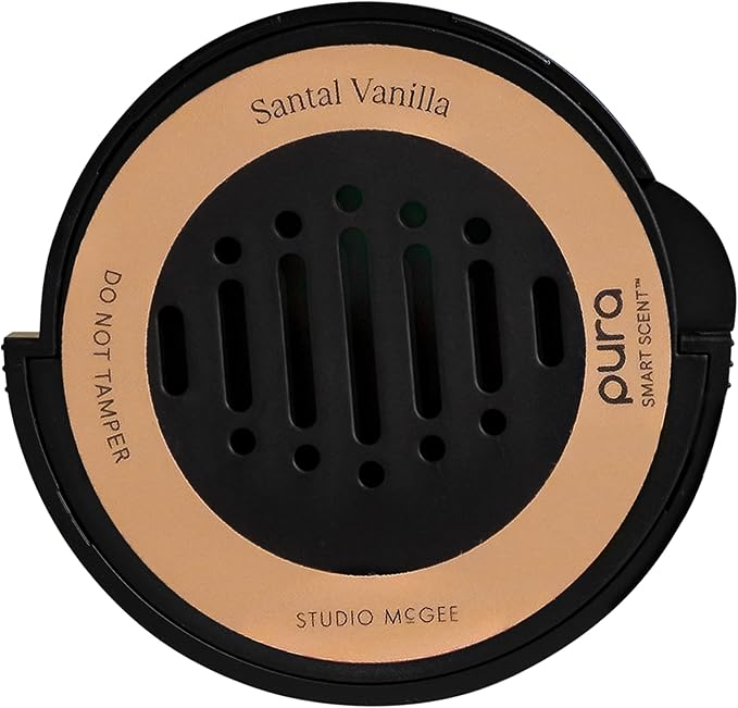 Pura and Studio McGee - Fragrance for Car Diffuser - Clean & Safe Luxury Scent Refill - Long-Lasting for 30 Days of Aroma - Must-Have Accessory - Santal Vanilla - Bloomnest