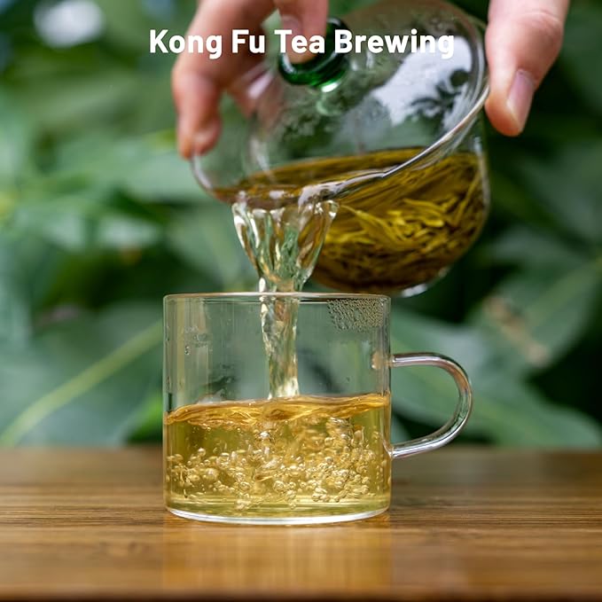 iTeaworld Chinese Green Tea Sampler - 6 Flavors Green tea loose leaf Bag - Chinese Tea With Mediumly Caffeinated, Sugar Free Loose Leaf Tea for Health Come with 20 Tea Bags, 3.5oz - Bloomnest
