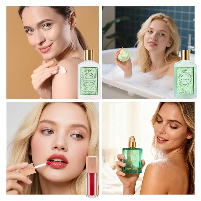 35 Pcs Valentines Day Gifts Basket for Women, Tea Tree Spa Gift, Face Skin Care Set, Bath & Body Gift Set, Self-Care Relaxation Gift, Diffuser, Birthday, Mother's Day, Christmas, Wife