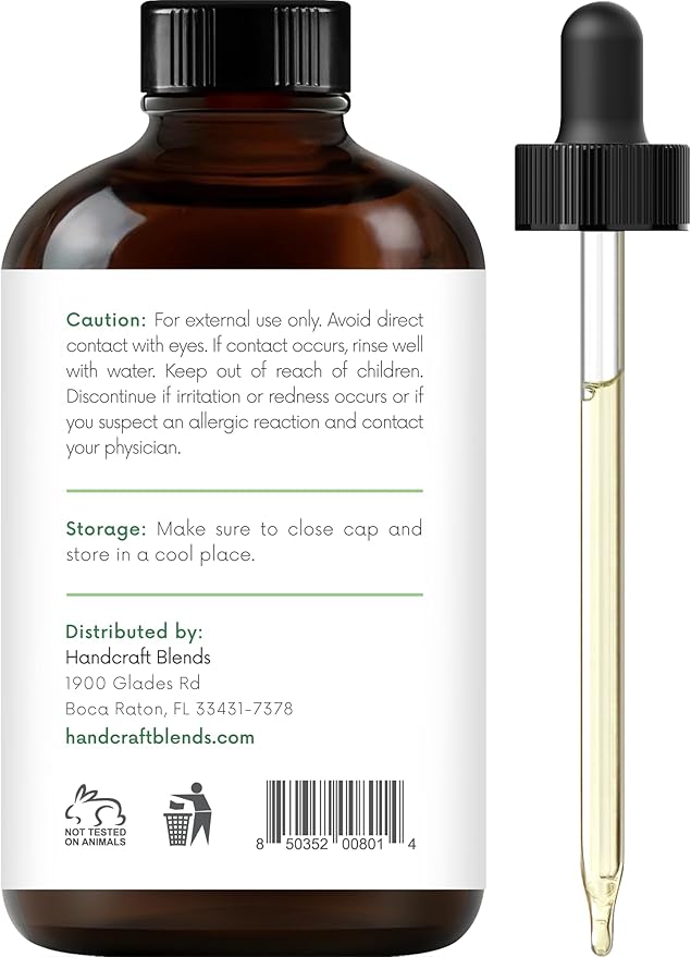 Handcraft Blends Tea Tree Essential Oil – Huge 4 Fl Oz – 100% Pure and Natural – Premium Grade Essential Oil for Diffuser and Aromatherapy, Skin, Massage, Candle and Soap Making Fragrance - Bloomnest