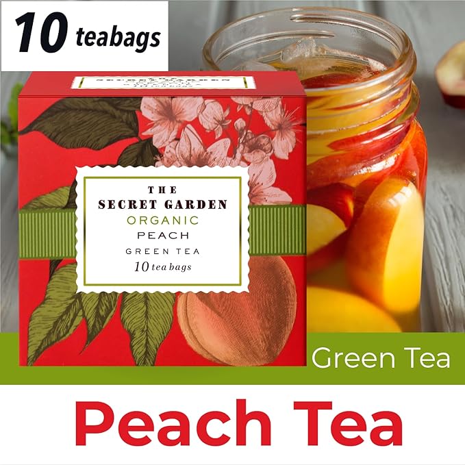 Premium Organic Holiday Tea Bag Sampler Gift Box - 90 Bags 9 Exotic Flavors Herbal Orange Spice, Mango, Earl Grey, Pomegranate, Peach, Green, Ginger Peach, Lemon Ginger, Acai Berry - Bloomnest