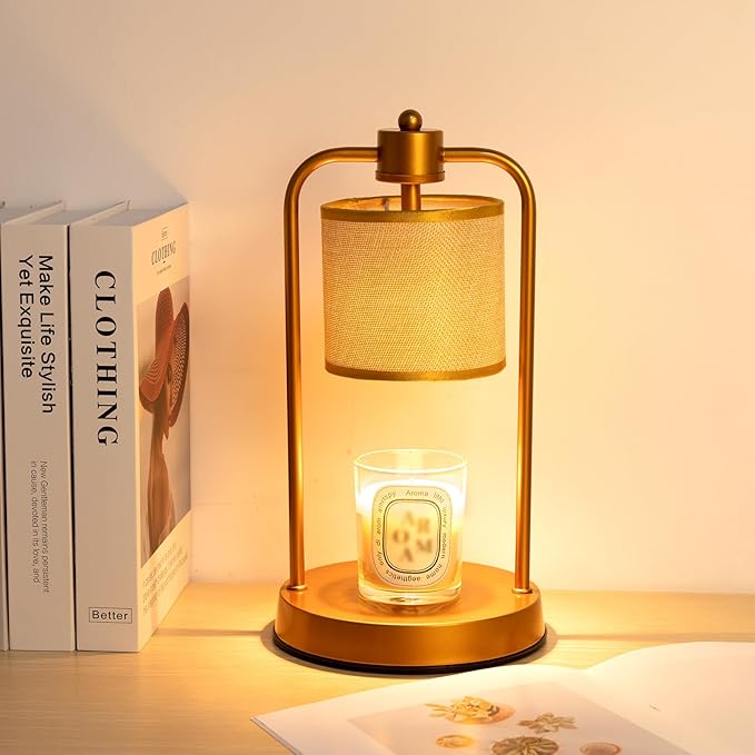 Candle Warmer Lamp Electric with Timer: Wax Melts for Warmer Yankee Candles Large - Dimmable Candle Warmer for Birthday Christmas Gift Bedroom Home Decor - Bloomnest