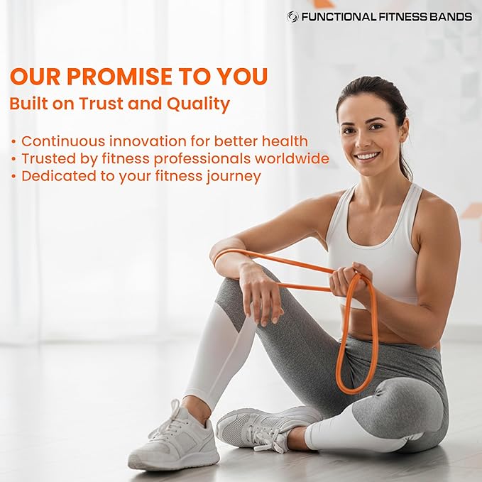 Pull Up Assist Bands Set by Functional Fitness. Heavy Duty Resistance and Assistance Training Band - Bloomnest