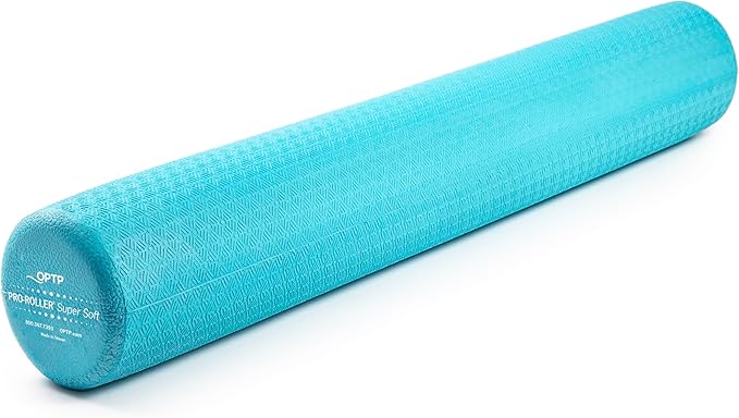 OPTP PRO-Roller Super Soft Density Foam Roller 36 in - Light Blue Low Density Foam Roller for Exercise, Gentle Massage, and Physical Therapy 36" x 6" Round - Bloomnest