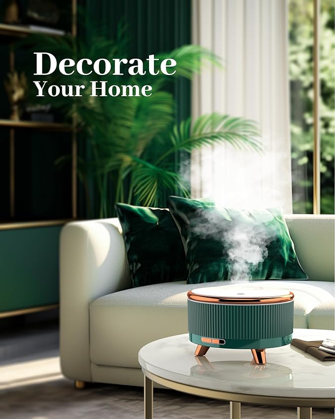 Essential Oil Diffuser for Home, Diffusers for Essential Oils Large Room, 500ml Aromatherapy Diffuser, 7 Colors Changed - Bloomnest