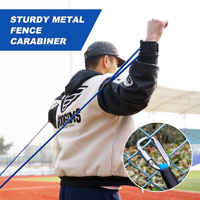 Resistance Bands for Pitchers, Baseball & Softball Training Equipment for Improving Arm Strength & Pitching Training, Baseball Pitching Bands for All Skill Levels - Bloomnest