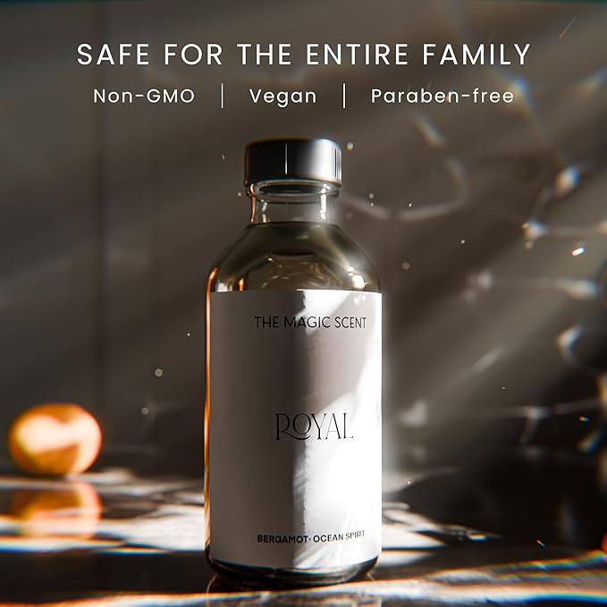 The Magic Scent Royal Hotel Diffuser Oil - Cold-Air & Ultrasonic Scented Oils for Diffuser Inspired by The Ritz Hotel, London - Essential Oils for Diffusers Aromatherapy - 8.5 fl oz, 250 mL - Bloomnest