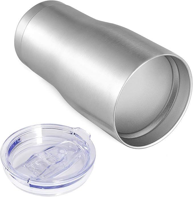 VEGOND 20oz Tumbler Stainless Steel Tumbler Cup with Lid And Straw Vacuum Insulated Double Wall Travel Coffee Mug(Stainless 6 Pack)