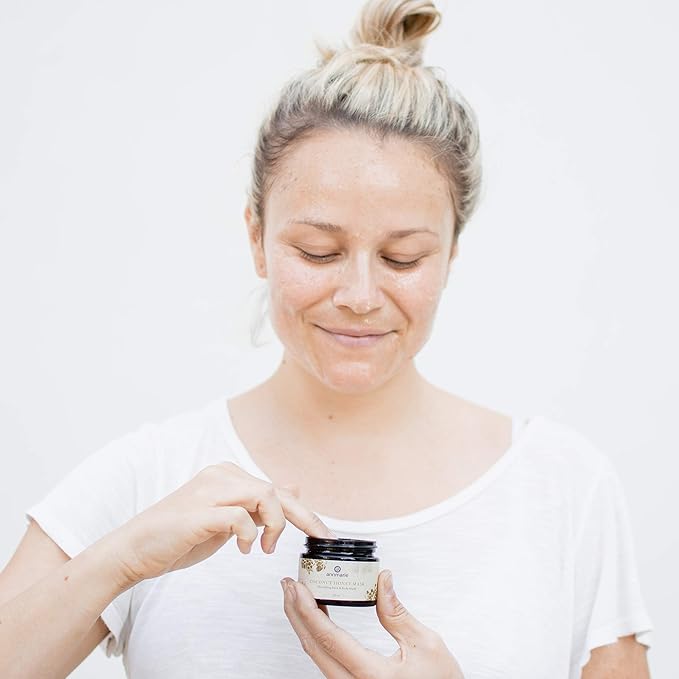 Annmarie Skin Care Coconut Honey Mask - With Extra Virgin Coconut Oil & Mountain Wildflower Honey, Moisturizing & Exfoliating Mask for Dull, Dry & Sun-Damaged Skin, All Skin Types (50mL, 1.7 fl oz) - Bloomnest