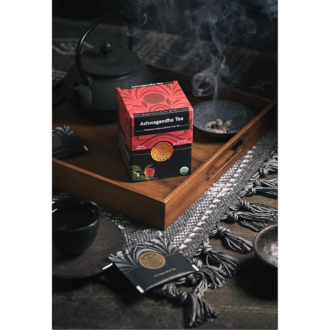 Buddha Teas - Ashwagandha Root Tea - Herbal Tea - Promote Cleansing & Wellness - With Antioxidants & Minerals - Clean Ingredients - Caffeine Free - OU Kosher - 18 Tea Bags (Pack of 1) - Bloomnest