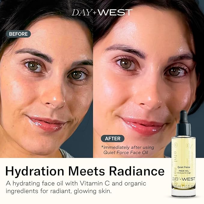 Hydrating Face Oil for Women, 30ml Rosehip and Squalane Oil for Face for Smooth and Sensitive Skin, Moisturizing and Hydrating Vitamin C, Natural Oils, Essential Oils for Skin Care and Gua Sha Use - Bloomnest