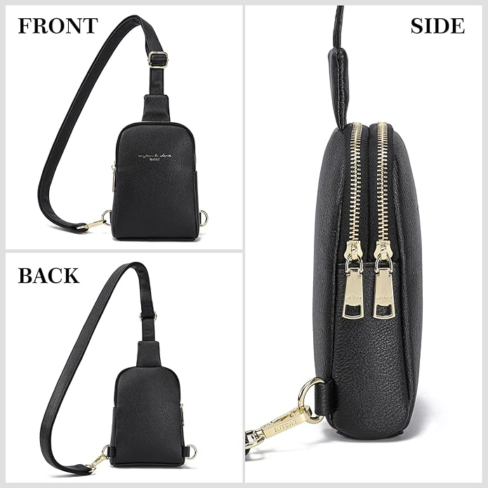 INICAT Small Sling Bag for Women Everyday & Travel Crossbody Bags Lightweight Cross Body Purses Vegan Leather - Bloomnest
