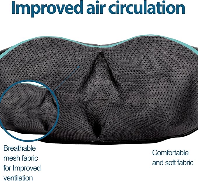 InvoSpa Shiatsu Neck and Back Massager with Heat - Deep Kneading Pillow for Massage - Electric Full Body Massager