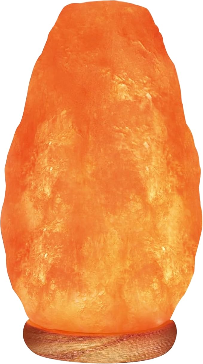 Himalayan Glow Salt Lamp with Dimmer Switch 5-7 lbs, Orange