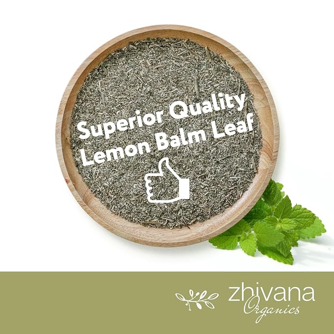 Melissa Tea Organic (10oz.) - Lemon Balm Tea Organic Loose Leaf - Te de Tolonjil - Natural Support for Anti-Stress, Sleep, Blood Pressure, Digestion - Bloomnest
